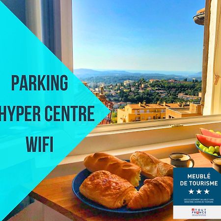 Parking Prive - Vue Mer - Wifi - Centre Historique Grasse Exterior photo