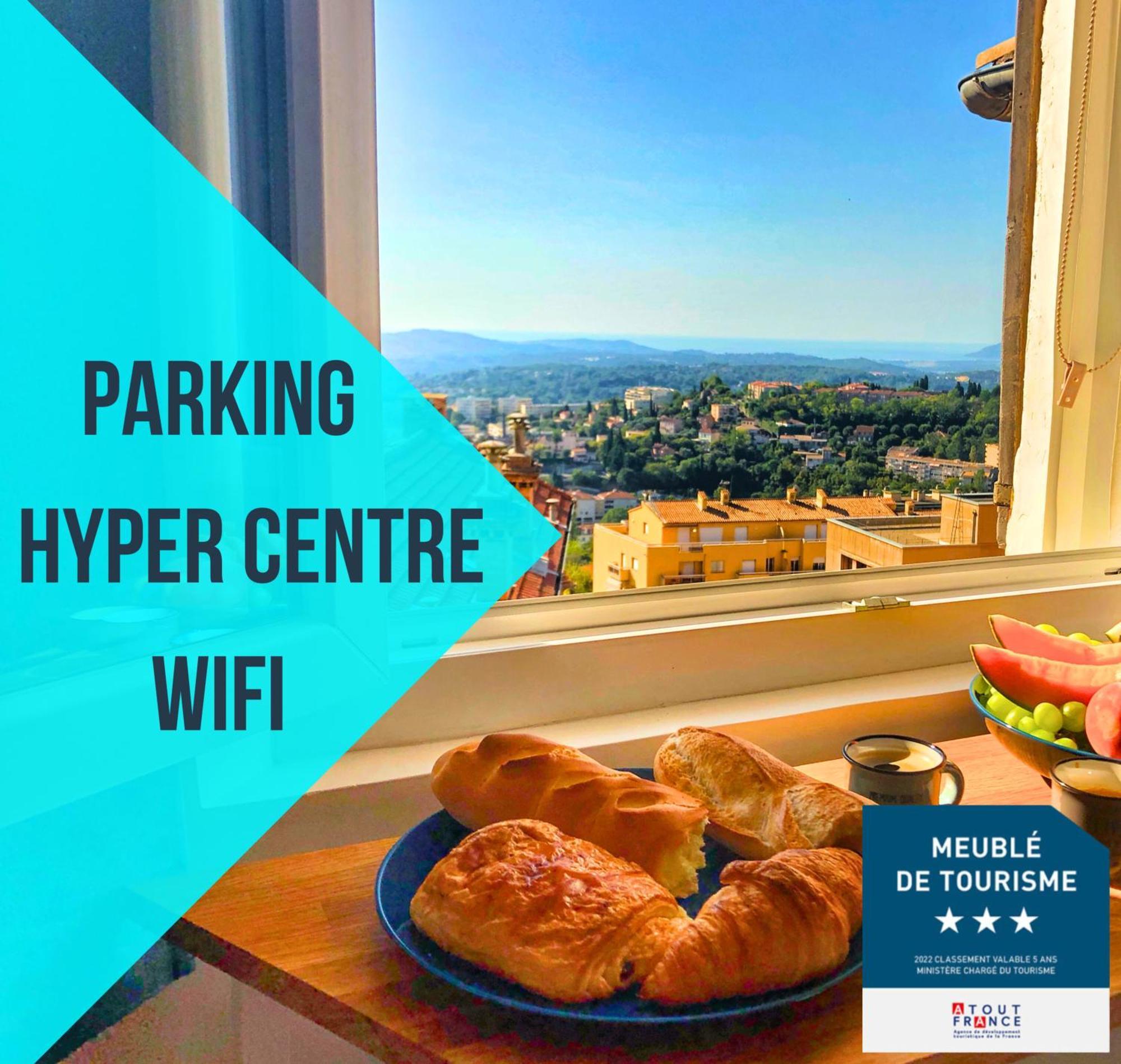 Parking Prive - Vue Mer - Wifi - Centre Historique Grasse Exterior photo
